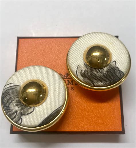 hermes earrings|authentic Hermes earrings for sale.